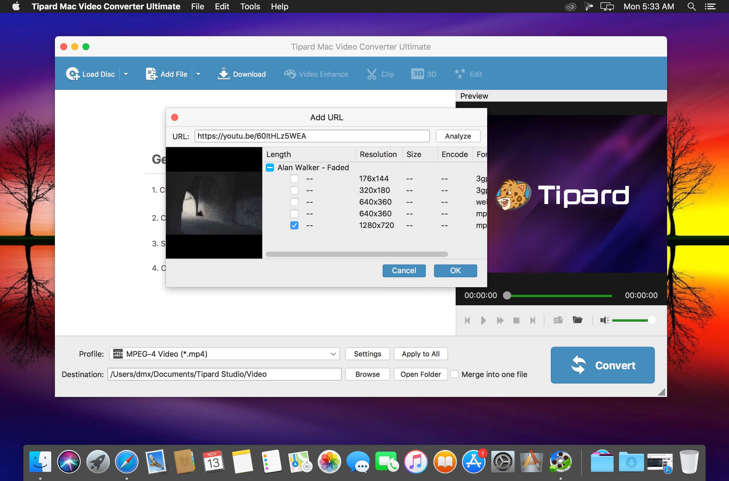 Tipard Mac Video Converter Ultimate 10.2.18.14844 视频格式转换工具软件 截图 1
