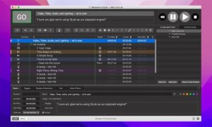 QLab Pro 5.6 Mac 版 - 演出控制软件多轨道界面