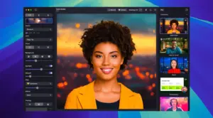 Camo Studio 2.7.2 Mac 版界面，轻松调整直播与会议画面
