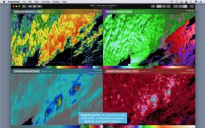 RadarScope 5.5.5 Mac版原生NEXRAD雷达显示界面